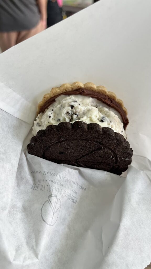 Peace Pie Ice Cream Sandwich - St. Augustine Florida