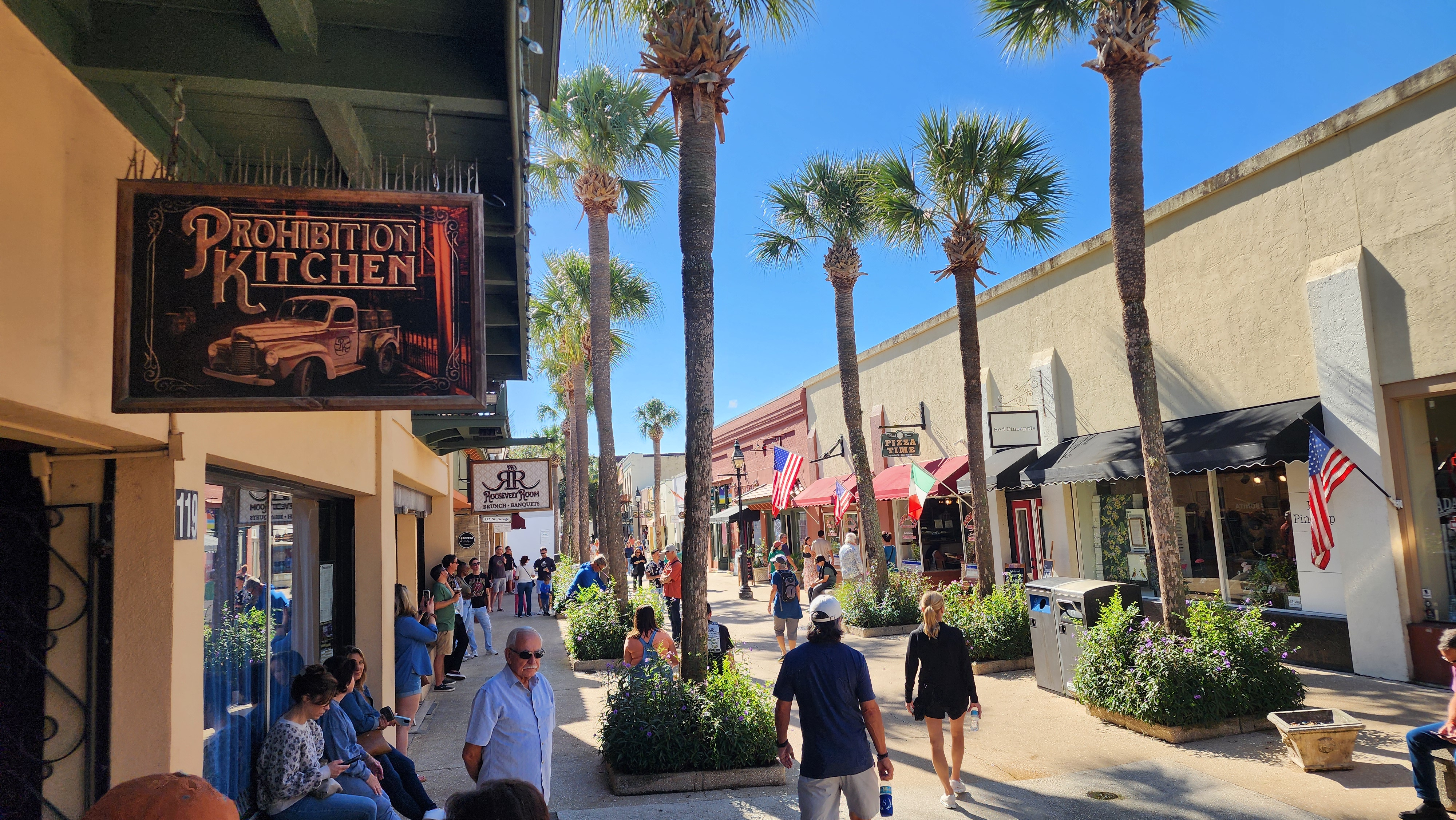 Saint George Street downtown Saint Augustine